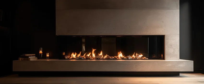 Gas Fireplace Ember Bed Design Services in Woodcrest, California