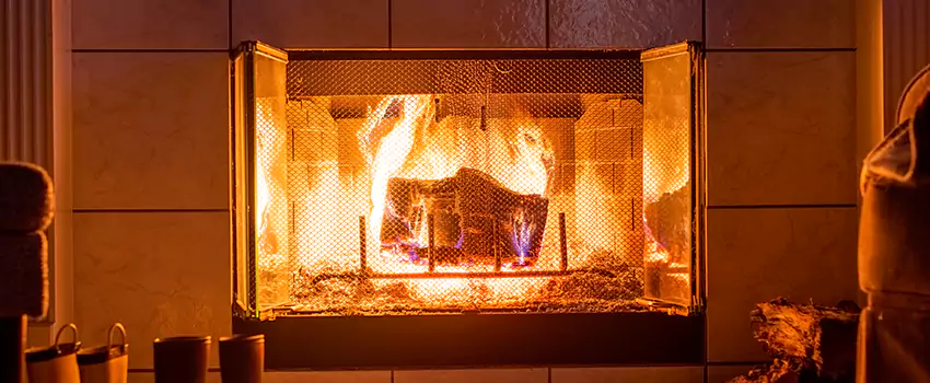 Mendota Hearth Landscape Fireplace Installation in Woodcrest, California