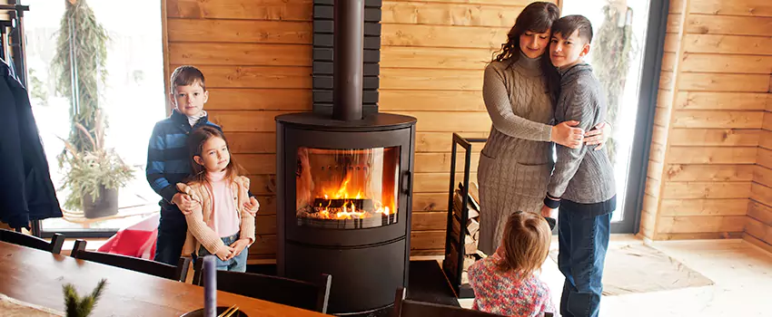 Morso Cast Iron Fireplace Insert Installation in Woodcrest, California