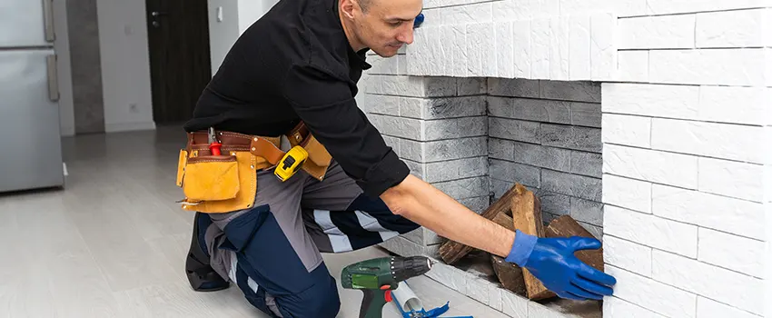 Fireplace Damaged Damper Frame Repair Services in Woodcrest, California
