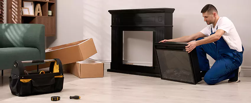 Old Rusted Metal Fireplace Repair And Replacement in Woodcrest, CA
